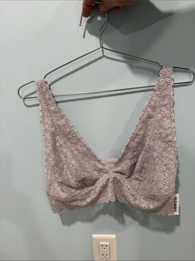 Old Navy Lace Bralette in Light Mauve